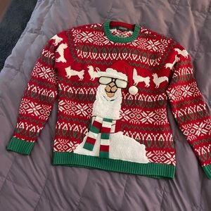 Christmas Sweater - Cool Llama